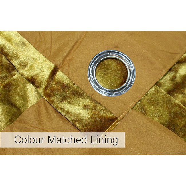 Ochre - Lifestyle - Riva Paoletti Verona Eyelet Curtains