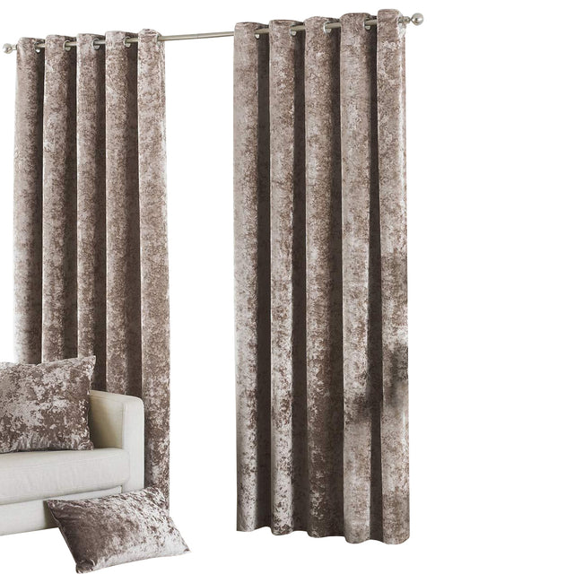 Oyster - Front - Riva Paoletti Verona Eyelet Curtains