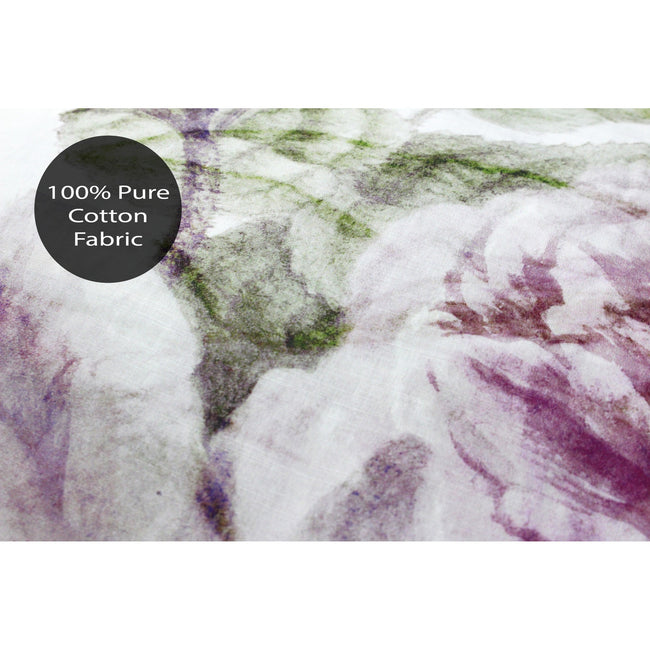 Multicoloured - Side - Linen House Ellaria Housewife Pillowcase Pair