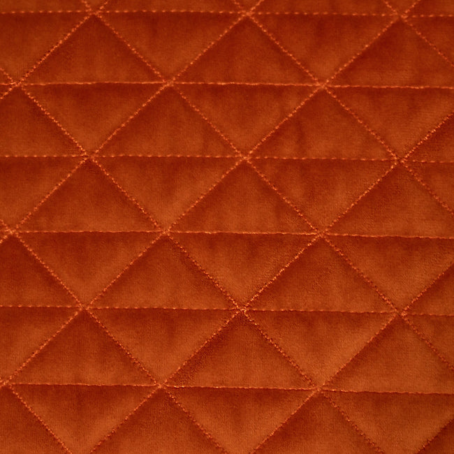 Jaffa Orange-Teal - Pack Shot - Riva Home Quartz Cushion Cover with Geometric Diamond Design