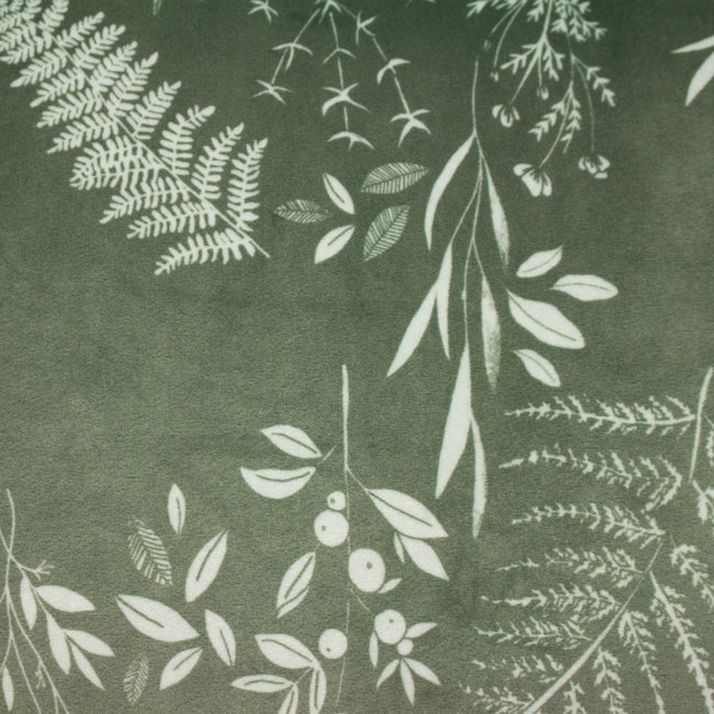 Sage Green - Close up - Furn Fearne Botanical Cushion Cover