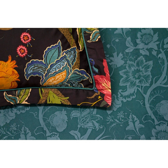 Black-Multicoloured - Pack Shot - Riva Paoletti Botanist Duvet Cover Set