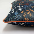 Midnight Blue - Pack Shot - Furn Richmond Cushion Cover with Woodland and Botanical Design