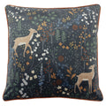 Midnight Blue - Front - Furn Richmond Cushion Cover with Woodland and Botanical Design