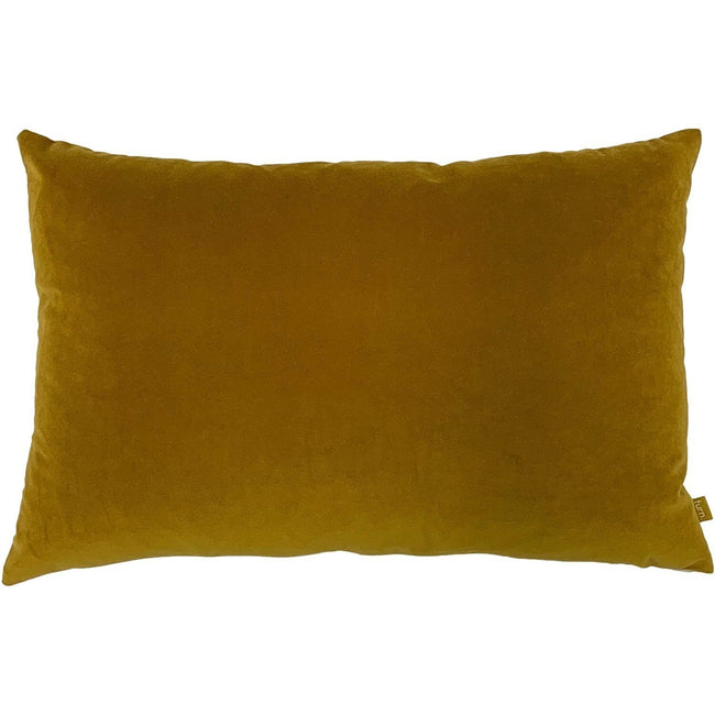 Mustard Yellow - Front - Furn Velvet Cushion Cover