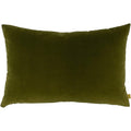 Olive - Front - Furn Velvet Cushion Cover