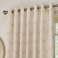 Natural - Back - Paoletti Horto Eyelet Curtains