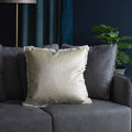Ivory - Back - Paoletti Coco Cushion Cover