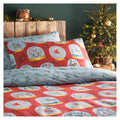 Red - Back - Furn Twelve Days of Christmas Duvet Cover Set