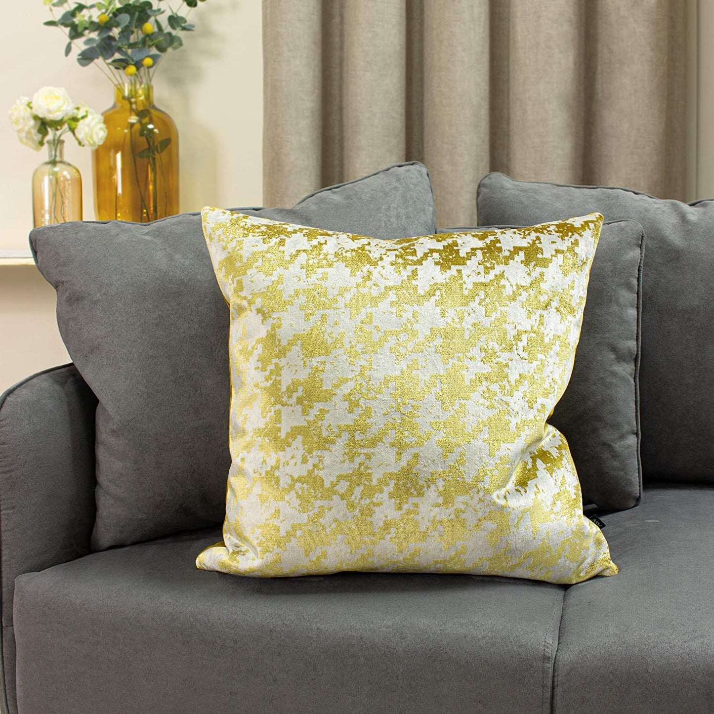 Gold - Side - Ashley Wilde Nevado Cushion Cover