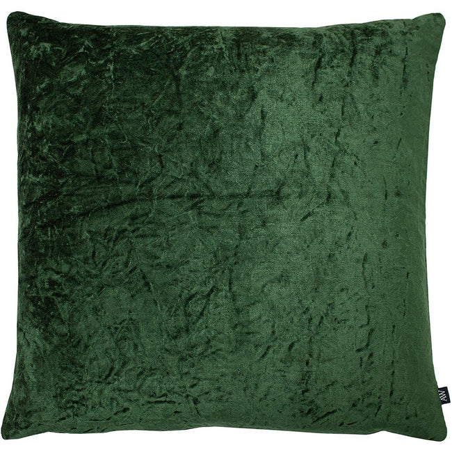 Forest Green - Front - Ashley Wilde Kassaro Crushed Velvet Cushion Cover