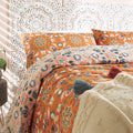 Orange - Pack Shot - Furn Folk Floral Duvet Cover Set
