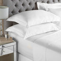 White - Back - Paoletti Cotton Fitted Sheet