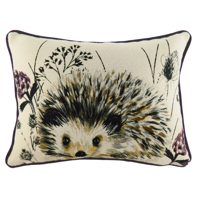 Multicoloured - Front - Evans Lichfield Elwood Hedgehog Cushion Cover