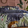 Multicoloured - Back - Paoletti Artemis Duvet Cover Set