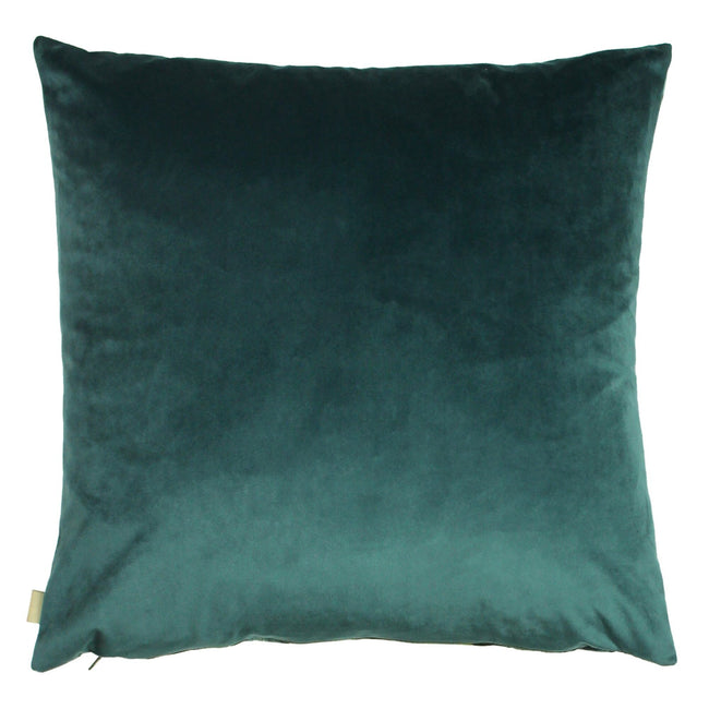 Teal - Back - Evans Lichfield Midnight Garden Aquilegia Cushion Cover