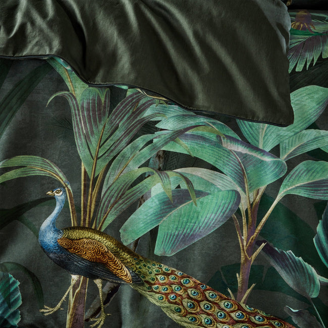 Green - Lifestyle - Paoletti Siona Tropical Housewife Pillowcase (Pack of 2)