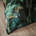 Green - Side - Paoletti Siona Tropical Duvet Cover Set