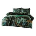 Green - Front - Paoletti Siona Tropical Duvet Cover Set