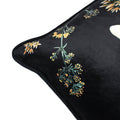Black-Green - Pack Shot - Evans Lichfield Midnight Garden Bee Cushion Cover