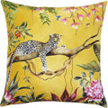 Gold - Front - Evans Lichfield Leopard Outdoor Cushion Cover
