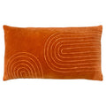 Orange - Front - Furn Mangata Velvet Cushion Cover
