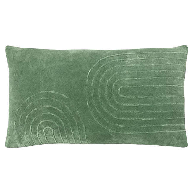 Eucalyptus - Front - Furn Mangata Velvet Cushion Cover