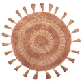 Pecan - Front - Furn Circle Tassel Mandala Bath Mat