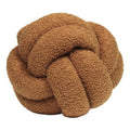 Ginger - Front - Furn Boucle Fleece Knotted Cushion