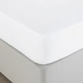 White - Back - Paoletti Bamboo Fitted Bed Sheet