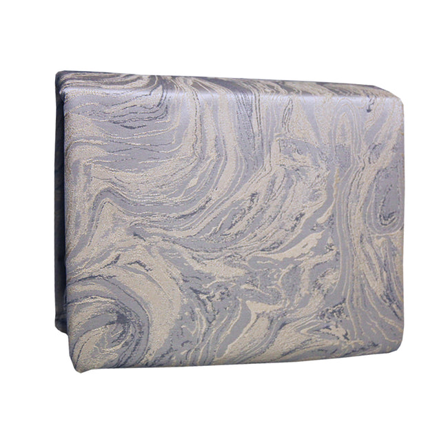 Oyster - Front - Paoletti Jacquard Marble Duvet Cover Set