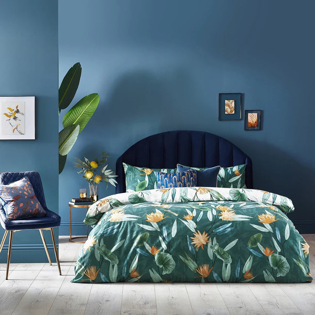 Eucalyptus - Front - Furn Tigerlily Floral Duvet Set