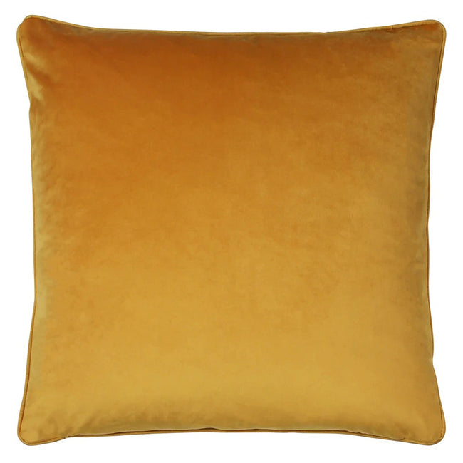 Gold - Back - Furn Wisteria Velvet Square Cushion Cover