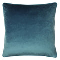 Petrol - Back - Furn Wisteria Velvet Square Cushion Cover