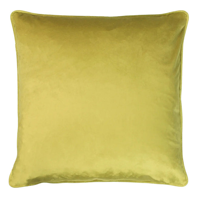 Chartreuse - Back - Furn Wisteria Velvet Square Cushion Cover