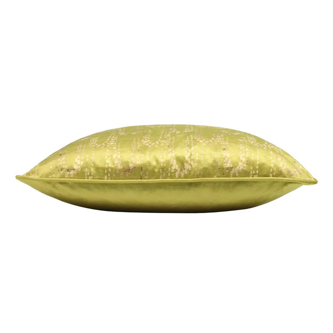 Chartreuse - Side - Furn Wisteria Velvet Square Cushion Cover