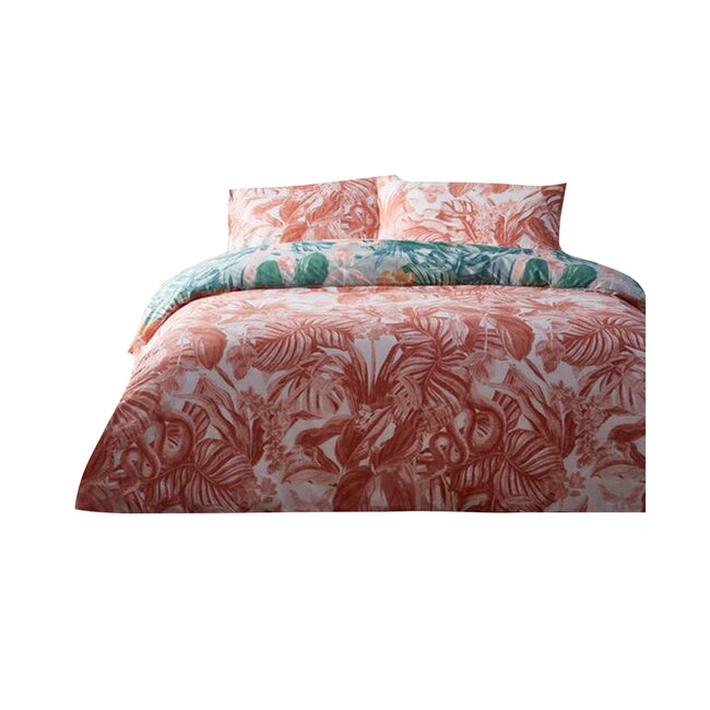 Sage-Blush - Back - Furn Medinilla Tropical Duvet Cover Set