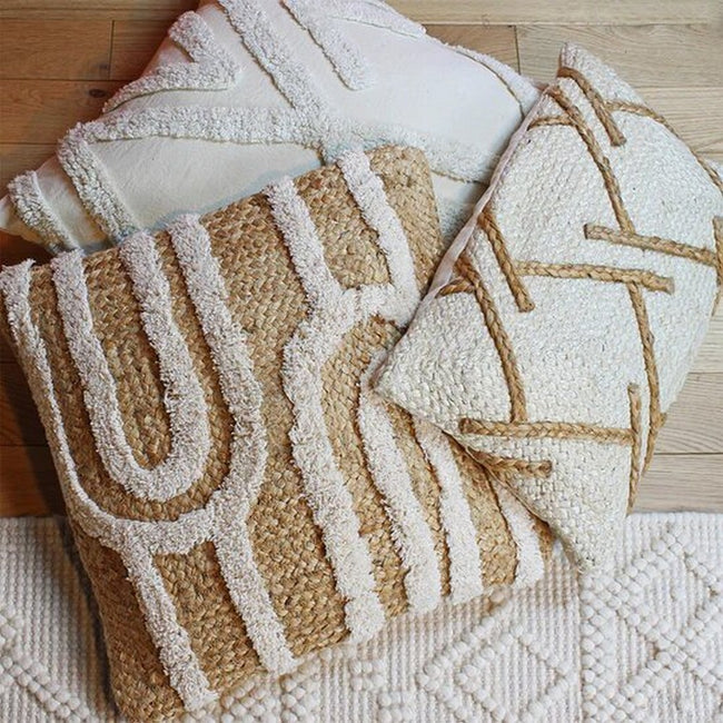 Natural - Lifestyle - Furn Boda Jute Braided Cushion Cover