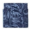 Midnight - Front - Furn Winter Woods Animals Jacquard Bath Towel