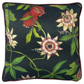 Green - Front - Paoletti Figaro Floral Cushion Cover