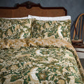 Emerald - Back - Paoletti Harewood British Cotton Animals Duvet Cover Set