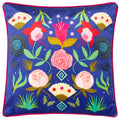 Red-Pink - Front - Kate Merritt Fiesta Folk Cushion Cover