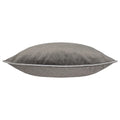 Charcoal-Silver - Back - Paoletti Torto Velvet Rectangular Cushion Cover