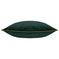 Emerald-Moss - Back - Paoletti Torto Velvet Rectangular Cushion Cover
