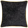 Black-Gold - Front - Paoletti Estelle Spotted Cushion Cover