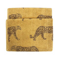 Gold-Brown - Front - Furn Leopard Jacquard Hand Towel