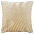 Ivory - Front - Paoletti Evoke Cut Cushion Cover
