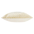 Ivory - Side - Paoletti Evoke Cut Cushion Cover