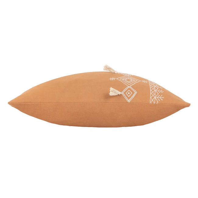 Cinnamon Orange - Side - Furn Pritta Tassel Cushion Cover