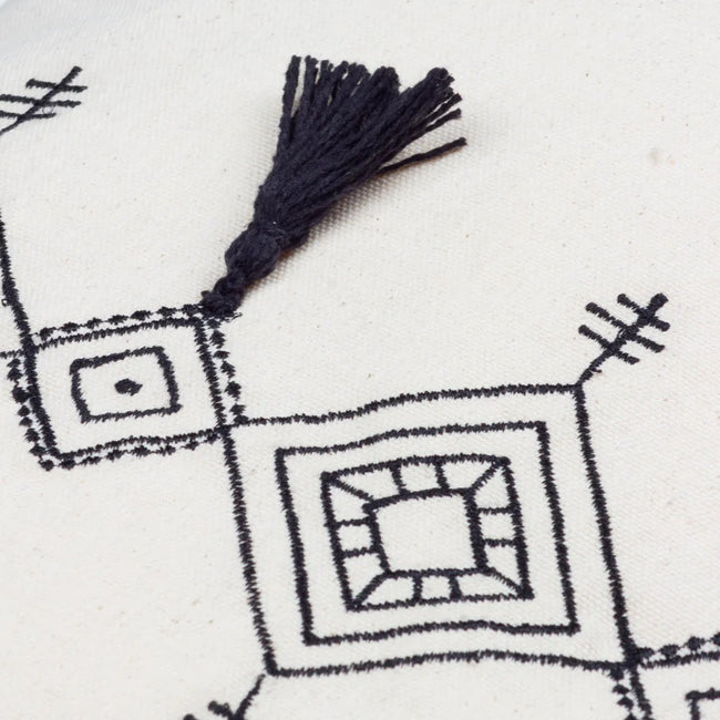 Natural - Lifestyle - Furn Pritta Tassel Cushion Cover